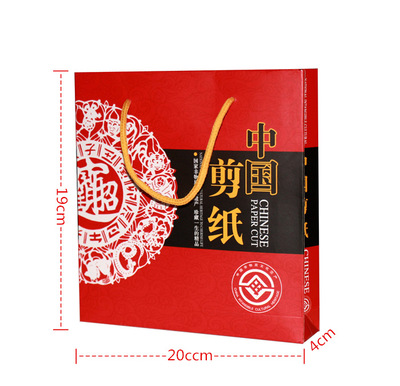 蔚县中国风剪纸袋厂家供应剪纸礼品袋 通用 大小型号|ms