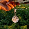 Pendant, glossy bag, keychain, accessory, with gem, wholesale