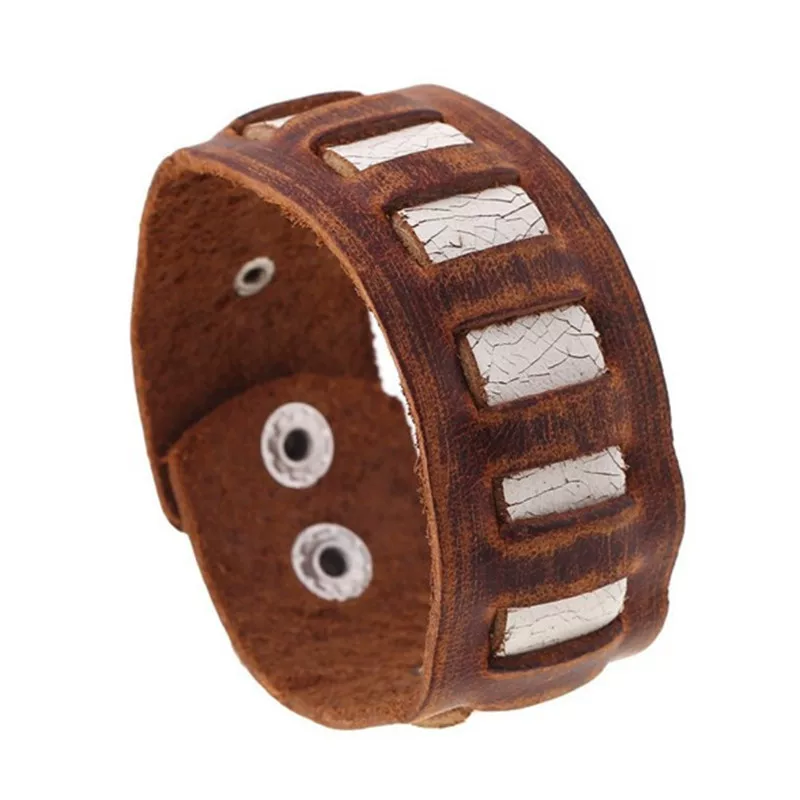 Аксессуар, ретро кожаный браслет, панк-стиль, оптом, Aliexpress, натуральная кожа