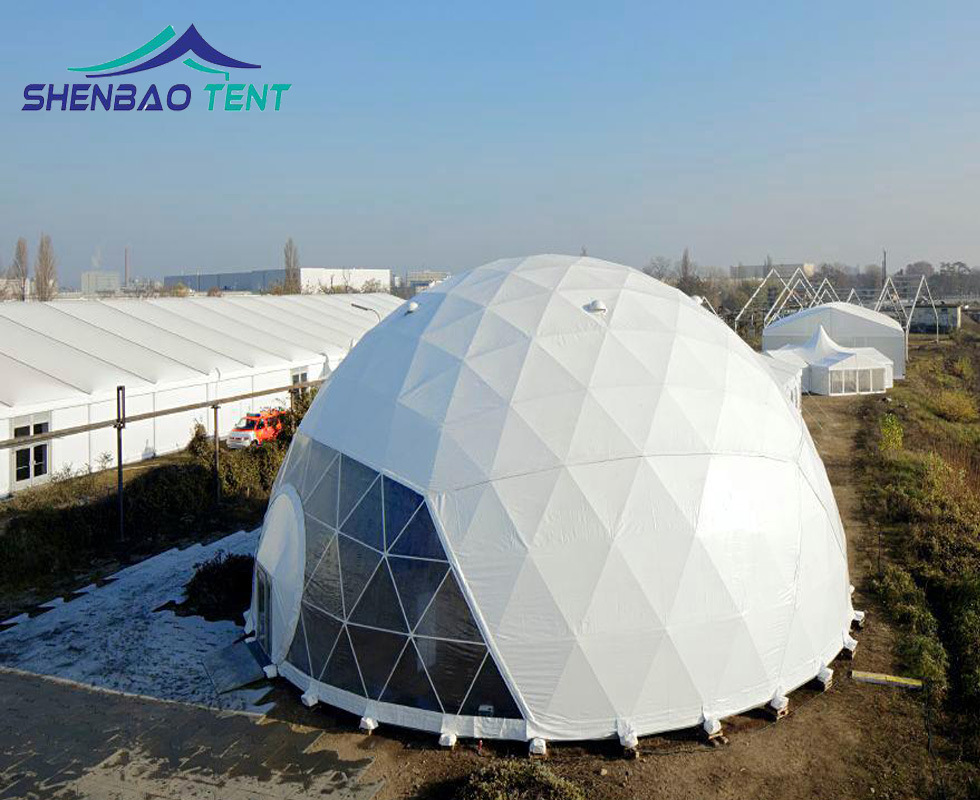 厂家供应圆顶球形帐篷 透明半圆形篷房 野外星空酒店帐篷
