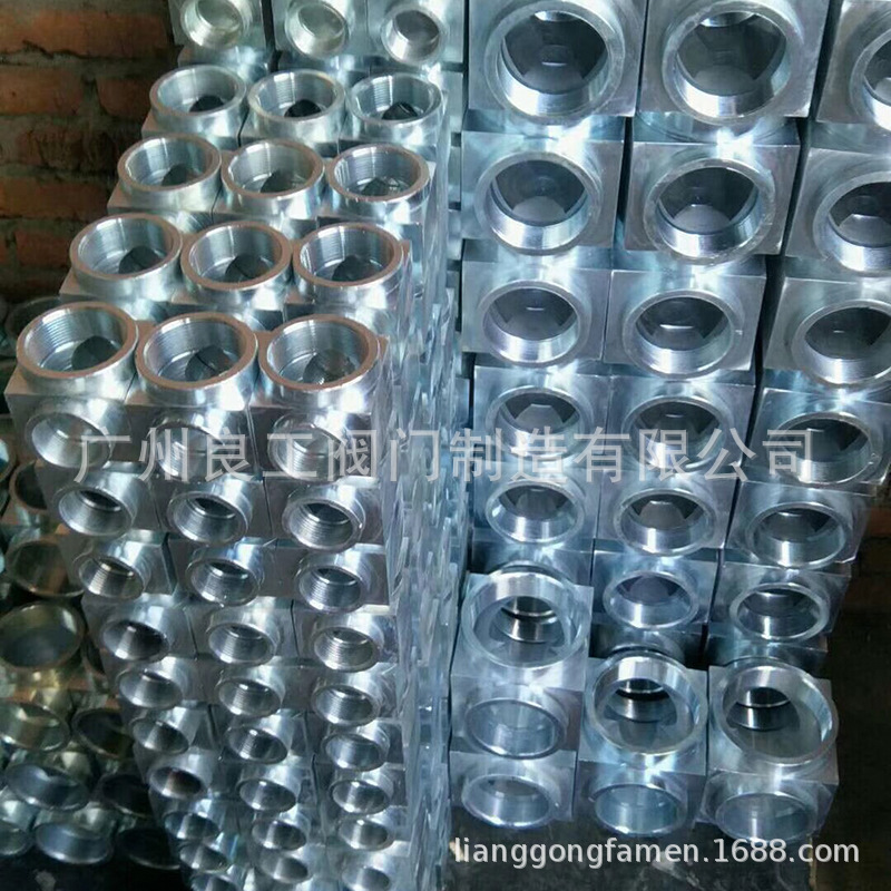 广州越高阀门高压气体消防灭火管件弯头三通直通法 喷头补芯堵头