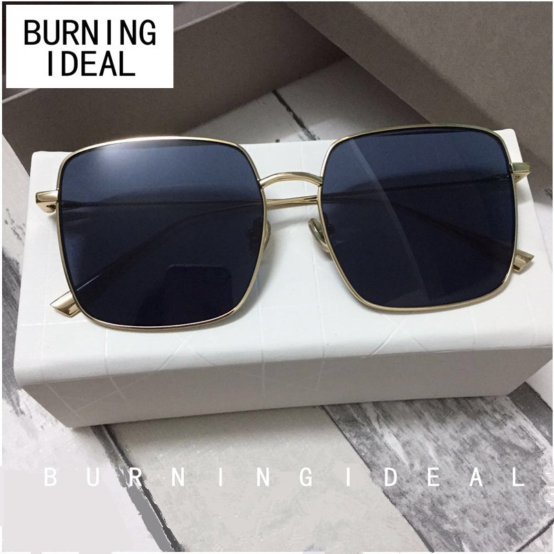 2018新款太阳镜 明星同款女 抖音墨镜女方形大框圆脸近视眼镜眼镜|ms