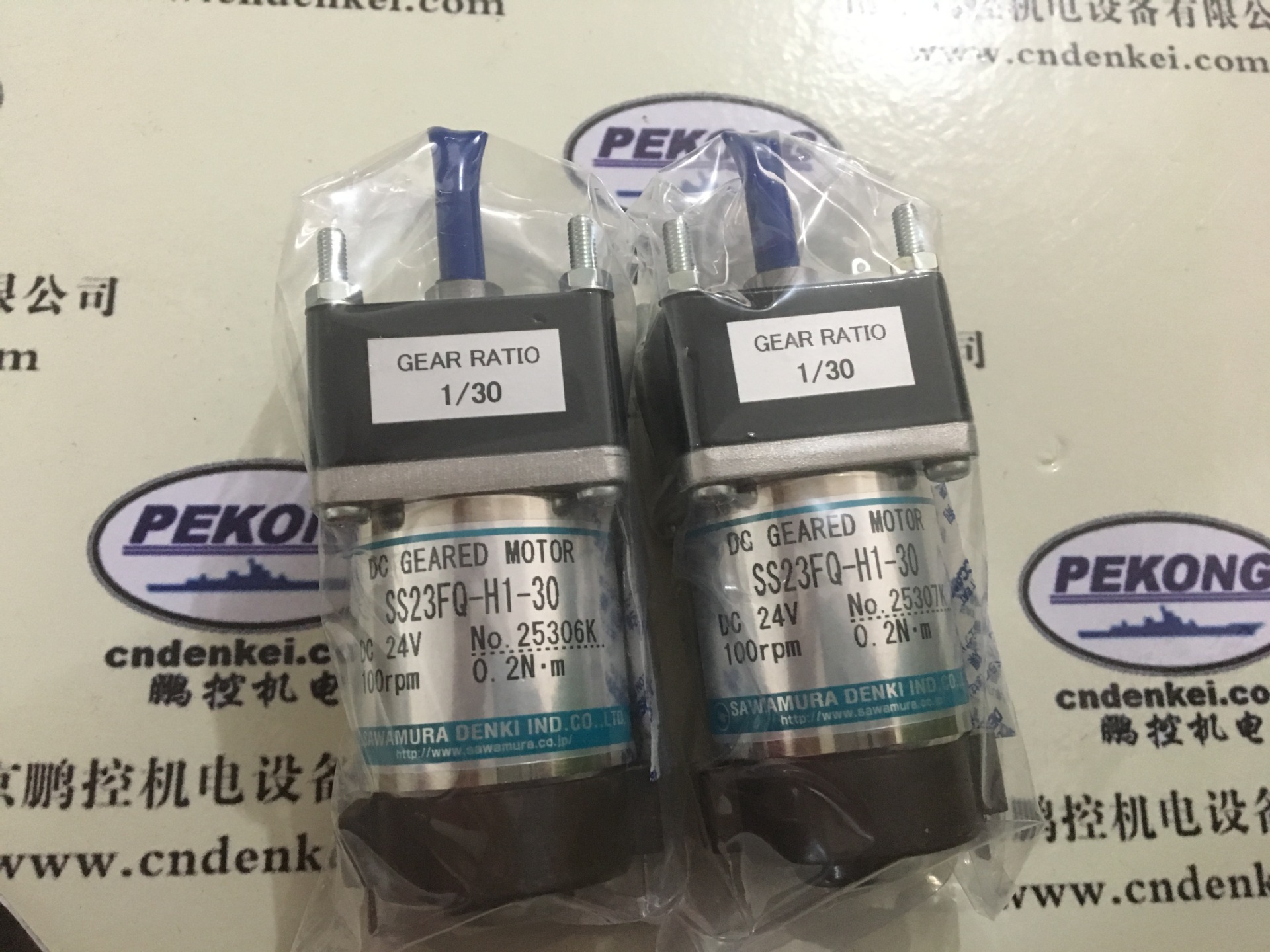 日本泽村电气工业马达 SS23FQ-H1-30 DC24V 