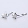 Universal earrings, silver needle, simple and elegant design, silver 925 sample