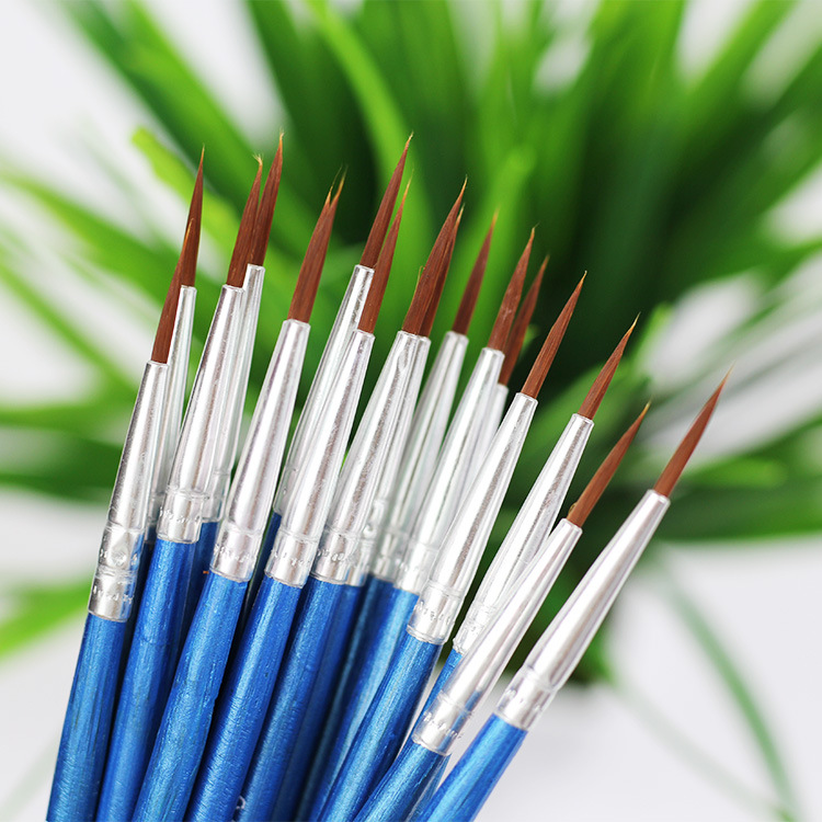 促销供应勾线笔尼龙描边笔美甲笔尼龙勾线笔水粉油画特细美术批发