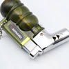 BK853 Three -layer transparent elbow rushed to lighter fixed fire -type windproof cigar lighter