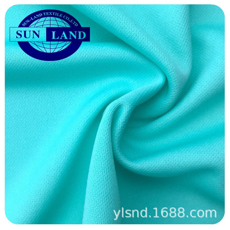 Full Polyester Knitted Spring and Autumn Thickened Bead Mesh Pineapple Small Mesh polo Long Sleeve Sports Turnaround Shirt