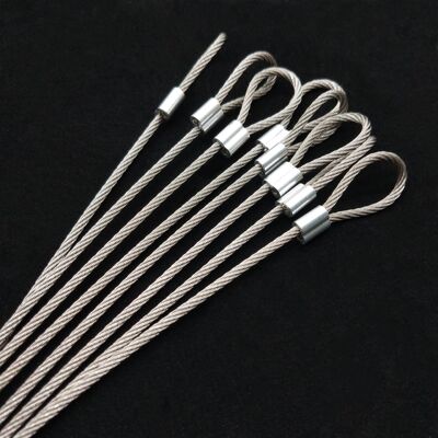 厂家直销各种环保不锈钢吊绳304钢丝绳镀锌包胶钢丝绳可加工定做