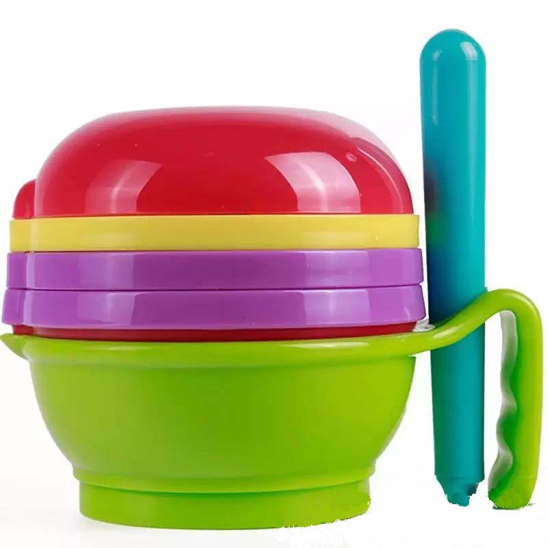 辅食研磨器 食物研磨碗套装 果泥料理机捣碎过滤榨汁器 厂家直销