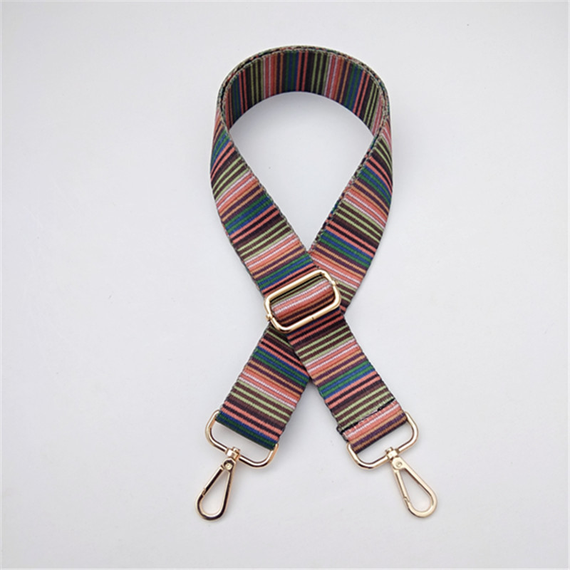 Polyester Stripe Bag Strap display picture 1