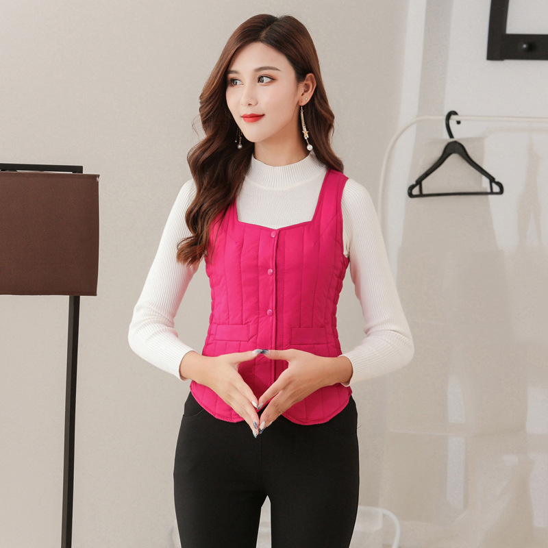 Gilet femme en Coton et lin - Ref 3317333 Image 7