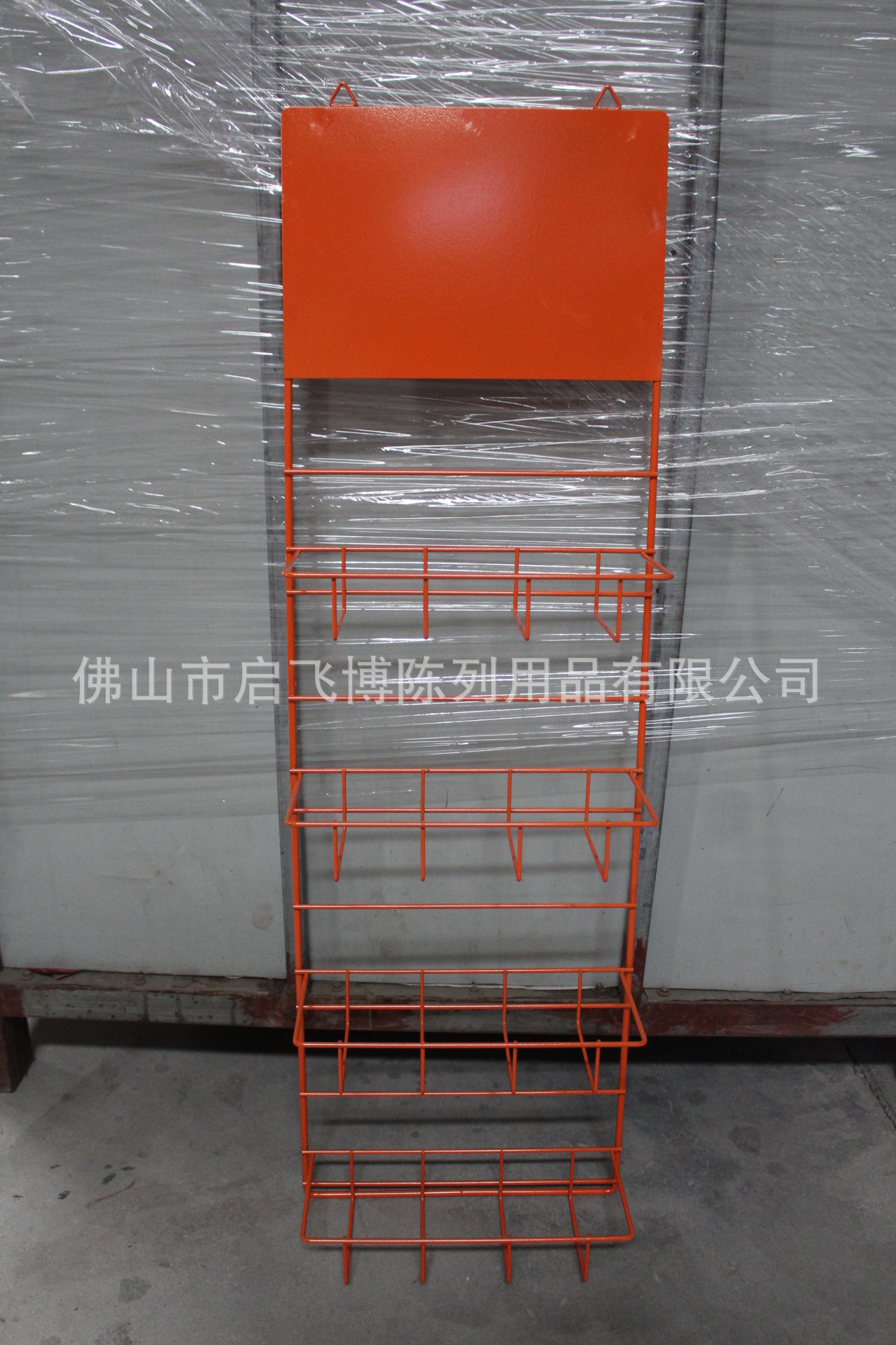 非标罐装食品展示架辣椒酱挂架陈列架 杯装食品金属展示货架