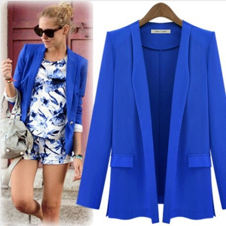 Autumn and Winter New European and American New Long-sleeved Suit Women's Slim-fit Small Suit Loose Women's Jacket