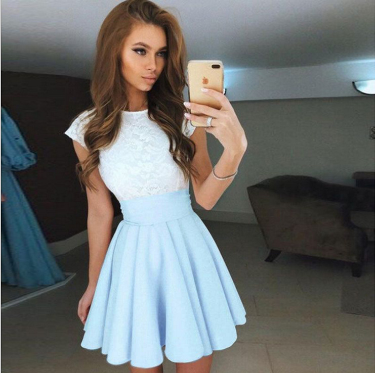 Lace Patchwork Dress Image 3