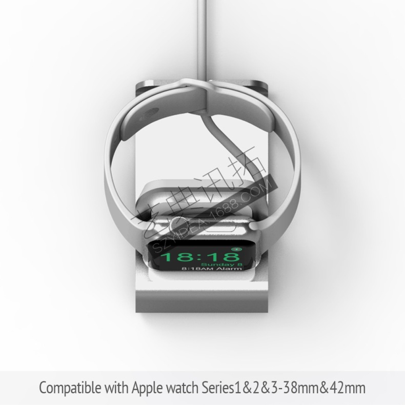 Para Apple Watch para Apple Watch mini soporte de carga base aleación Aluminio rack cabecera