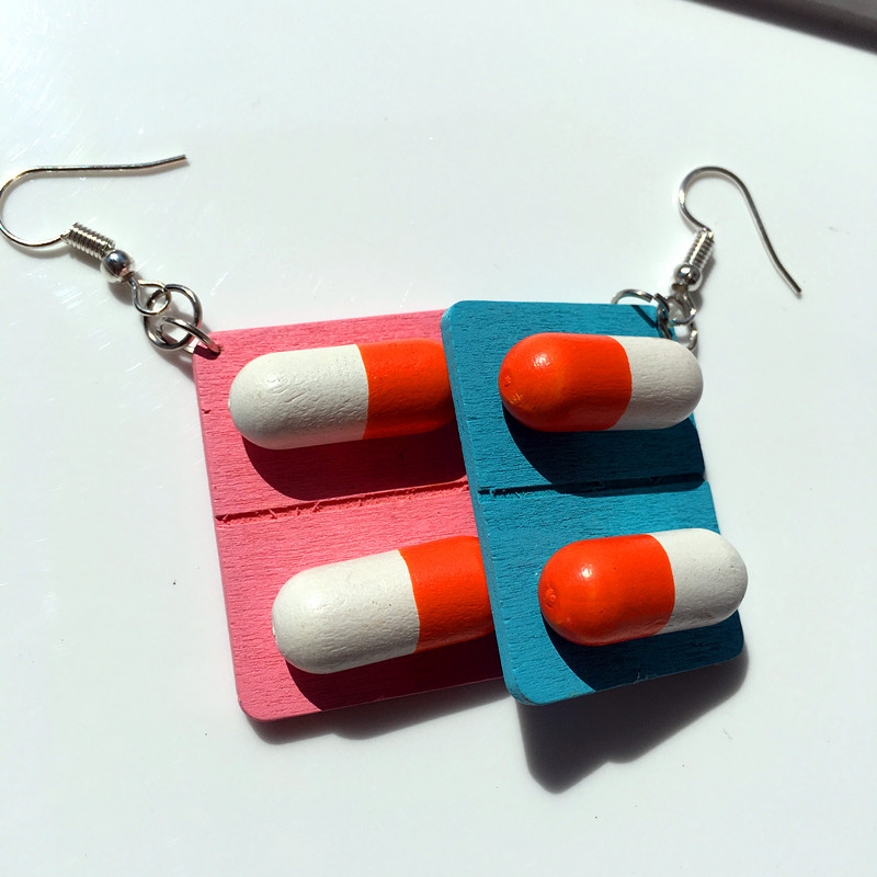 Wedding, Travel Occasion Geometric Stoving Varnish Wood Earrings