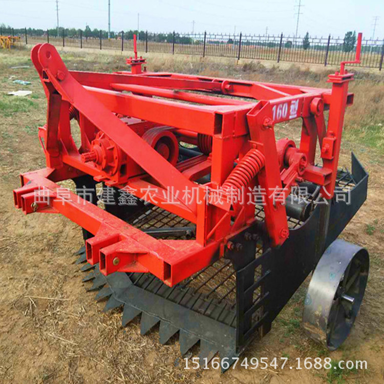 新款马齿笕药材收获机多功能挖药机四叶参起挖机根茎中药材起挖机