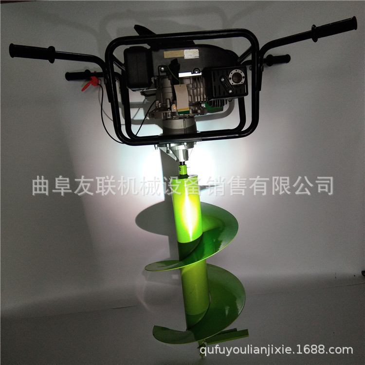 汽油二冲程地钻挖坑机 单人双人操作多功能挖坑机 手推打坑机41