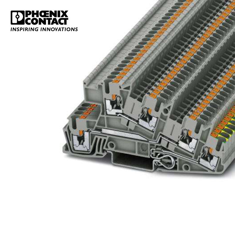 菲尼克斯 建筑安装用接地端子直插式连接凤凰端子PTI 2,5PE/L/L