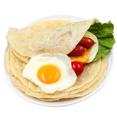 【手抓餅面餅80g*25片裝】速凍食品特色風味小吃手抓餅壹件代發