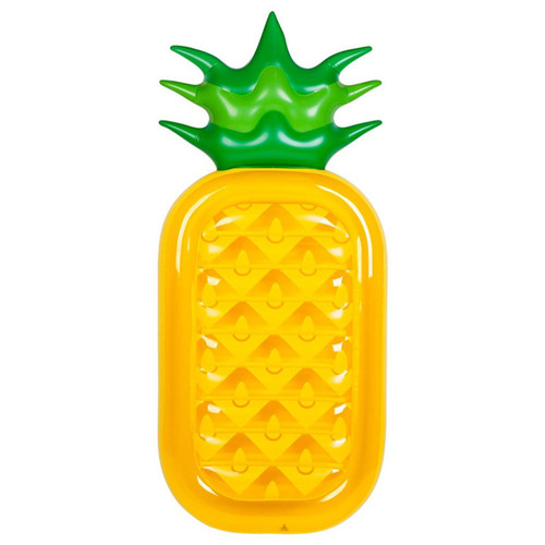 New PVC Pineapple Dual-Color Floating Ring Fashion Pineapple Inflatable Swim Ring Lifebuoy Direct Factory Supply