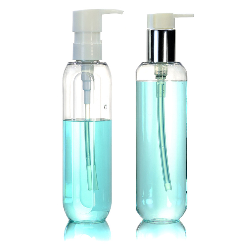 厂家包装瓶230ml 厚壁PET塑料水乳瓶洁面卸妆水瓶按压乳液分装瓶