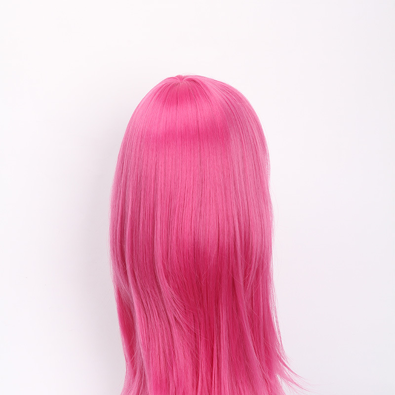 Newlook IMG - 1220 peluca sintética roja larga y recta para vacaciones