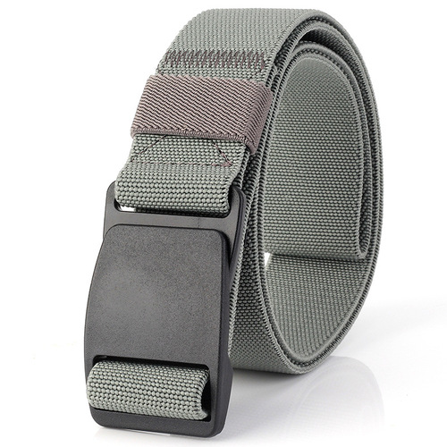 TUSHI elastic belt Donaif plastic steel pom buckle casual versatile belt customizable logo