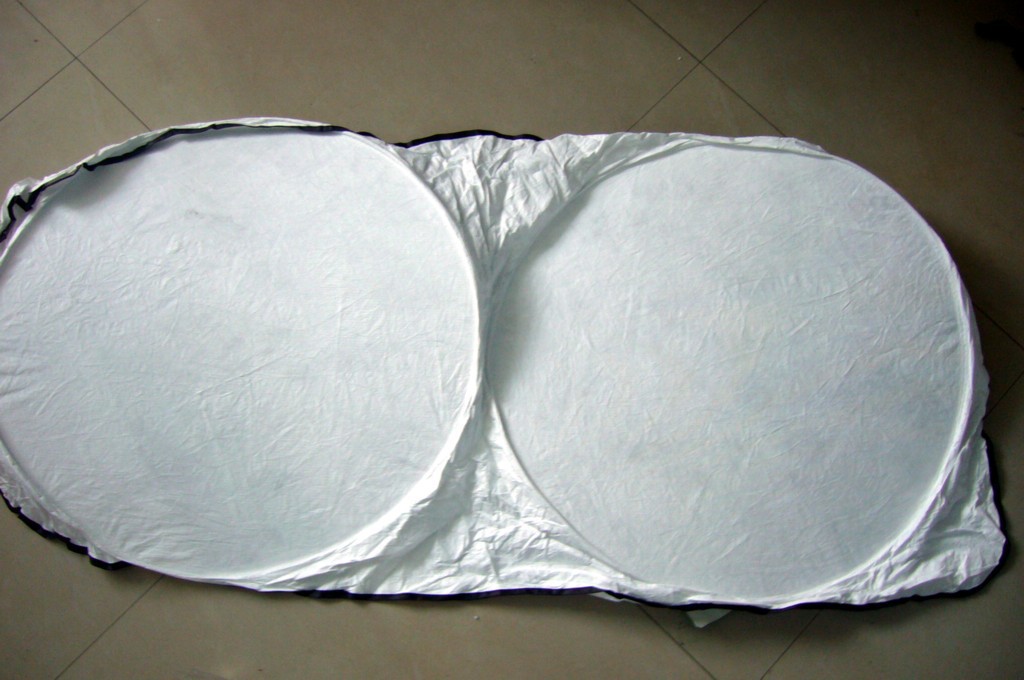 Sun visor double ring sun protection and heat insulation car sun visor gift promotion professional printing LOGO