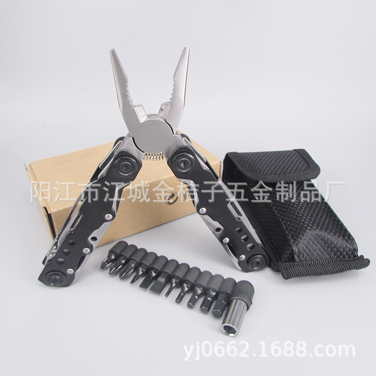 新品厂价 户外野营多用工具刀钳 不锈钢多功能折叠钳子 加印LOGO