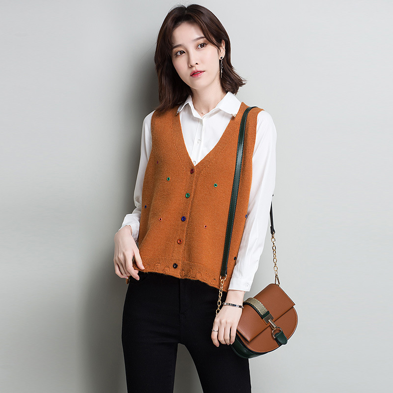 Gilet femme XIN YUROU en Tricot - Ref 3317979 Image 3