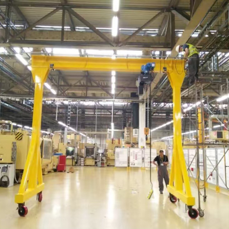 重庆起重机厂有限责任公司龙门吊 龙门架 1T龙门吊 便携式龙门吊