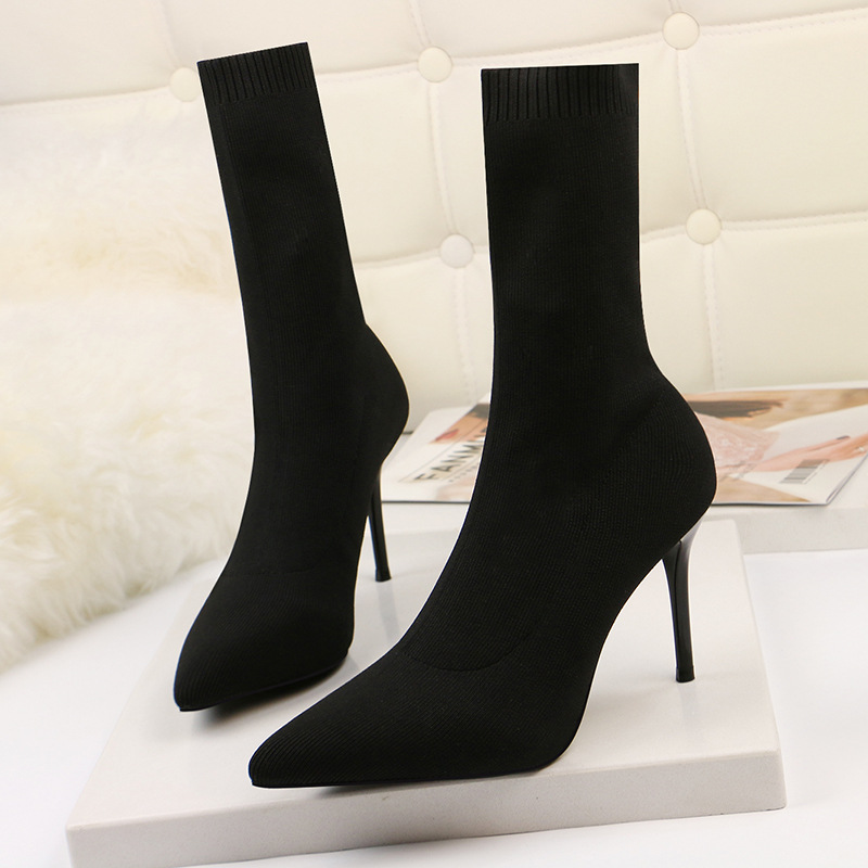 9689-6 Autumn and Winter New Sexy Socks and Boots in Europe and America