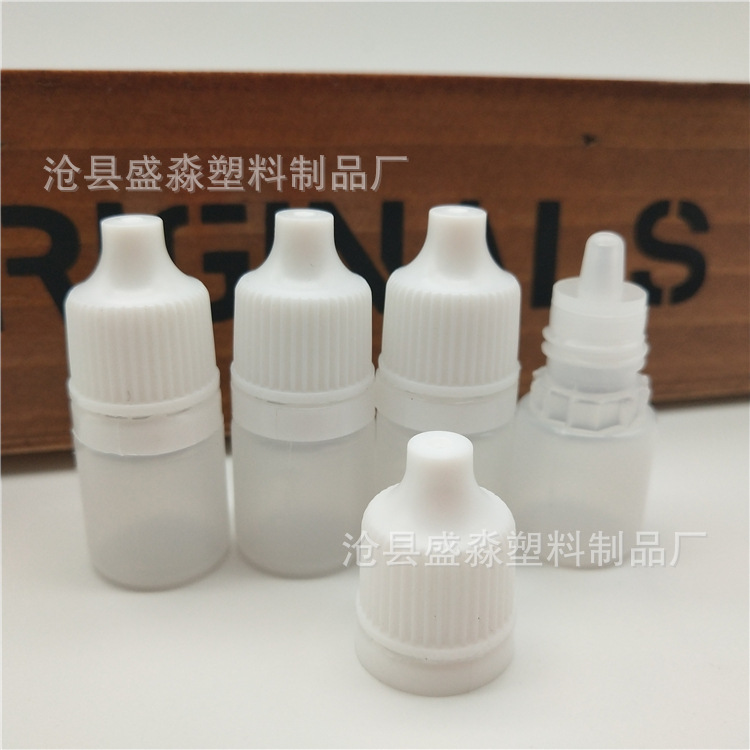 En stock suministro 5ml botella de gota botella de líquido botella vacía botella de plástico al por mayor