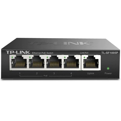 TP-LINK TL-SF1005P 100M 5-портовый PoE коммутатор с стандартным PoE мониторинг голов AP сеть кабель питание