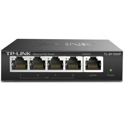 TP-LINK TL-SF1005P 100M 5-портовый PoE коммутатор с стандартным PoE мониторинг голов AP сеть кабель питание