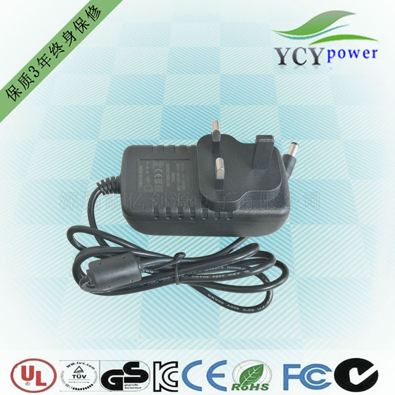 深圳厂家批货 英规电源 低功耗12V2A开关电源适配器 LED灯带电源