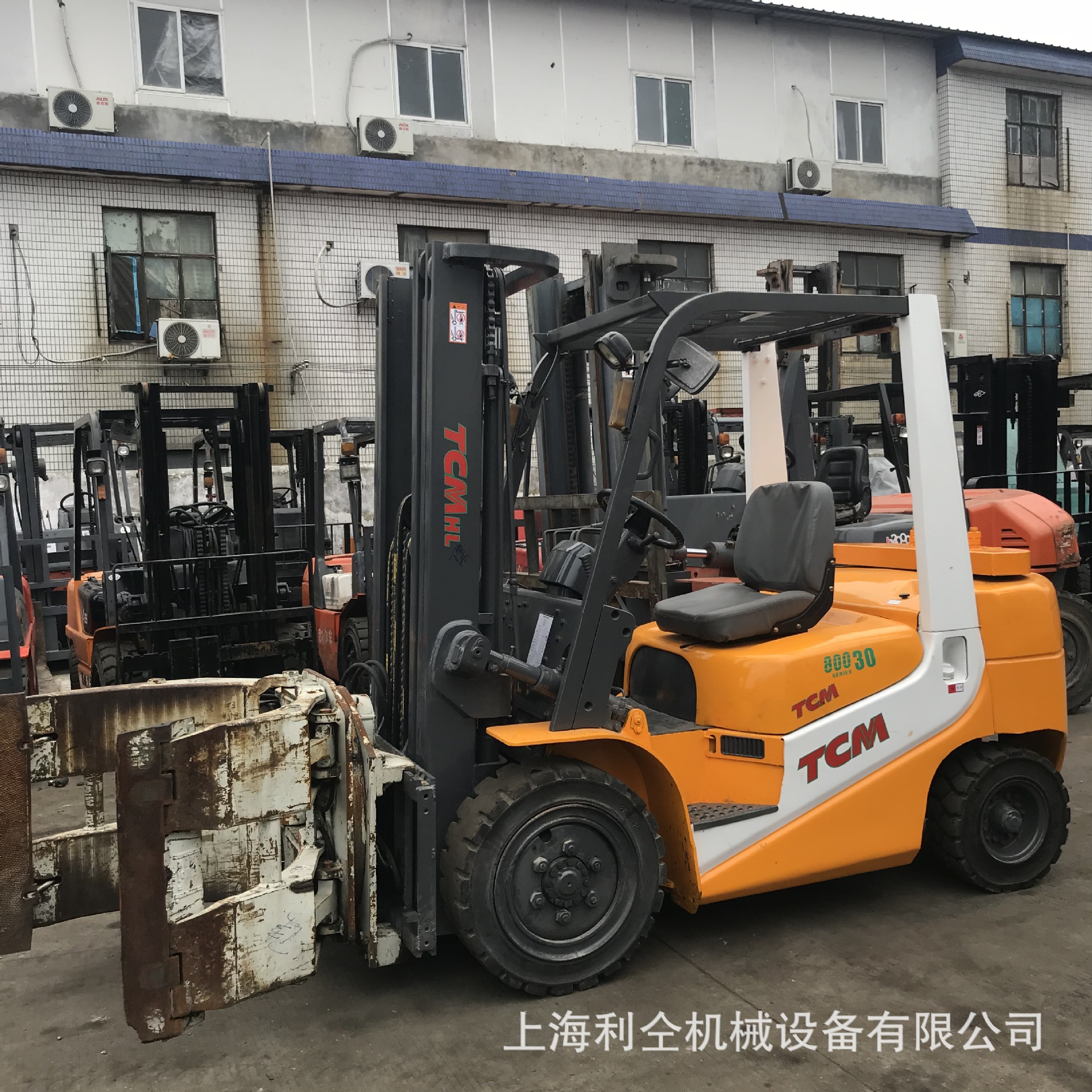 2020款二手国产合力 杭州 TCM3吨叉车纸卷夹多功能软抱夹升高叉车