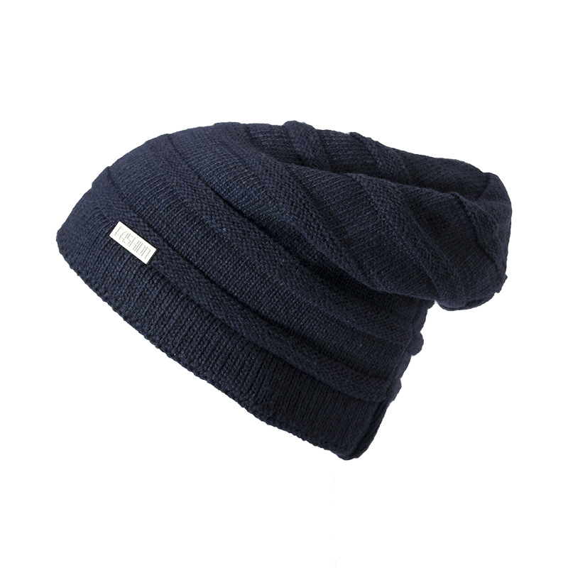 Gestrickte Samtwoll-beanie Für Damen Und Herren Mit Ohrenschutz_voghion.com