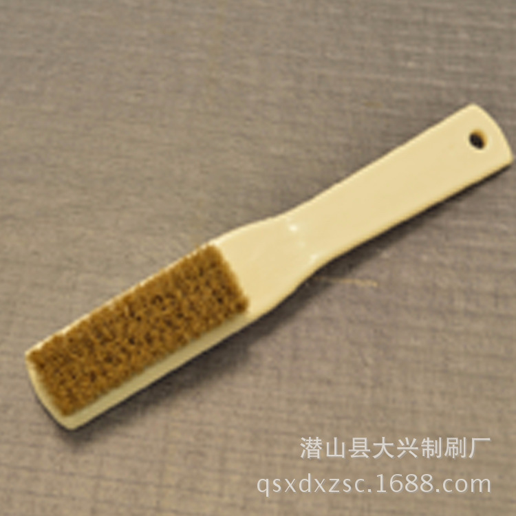 安徽厂家野猪鬃文玩刷  金刚核桃刷 保养抛光工具刷 铜丝刷