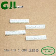 GJLCONN SAN-2.0mm�g��14P������ֱ���� �Ӳ�� 2.0mm�B����