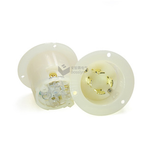 30A600V U.S. high-power lock socket U.S. gauge anti-drop resistance socket J-533