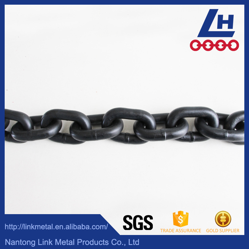 厂家直销出口美标80级链条 起重链配带翅滑钩