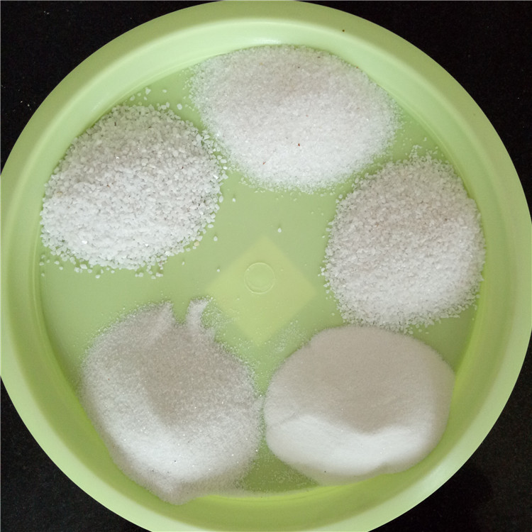 供应各种型号雪花白 汉白玉砂 儿童娱乐用砂 染色彩砂