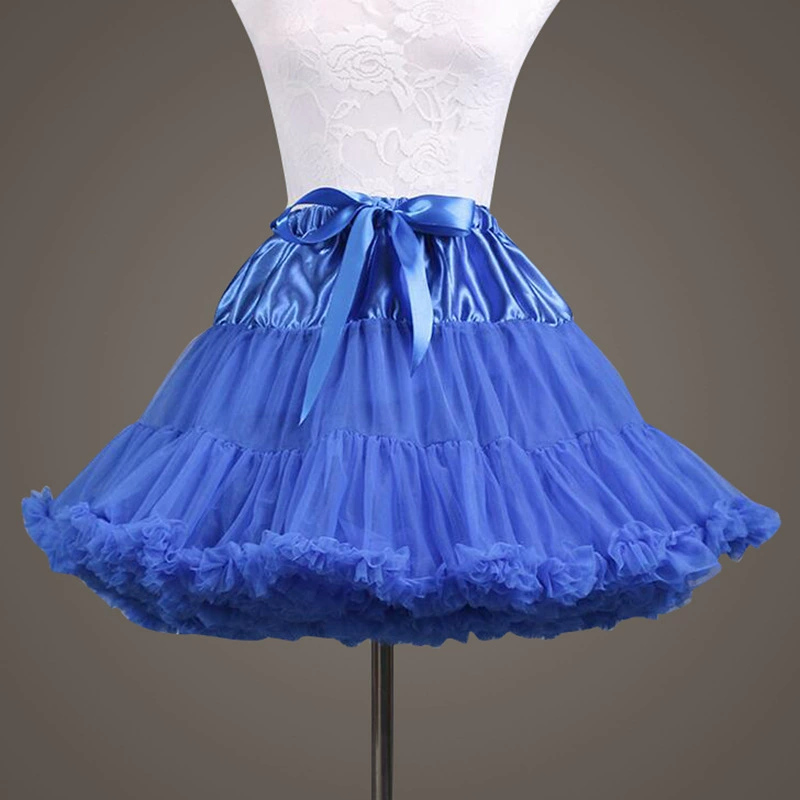 Взрослая сетчатая обычная пышная юбка TUTU, короткая юбка взрывной стиль косплей, мягкая юбка девочки, подюбье