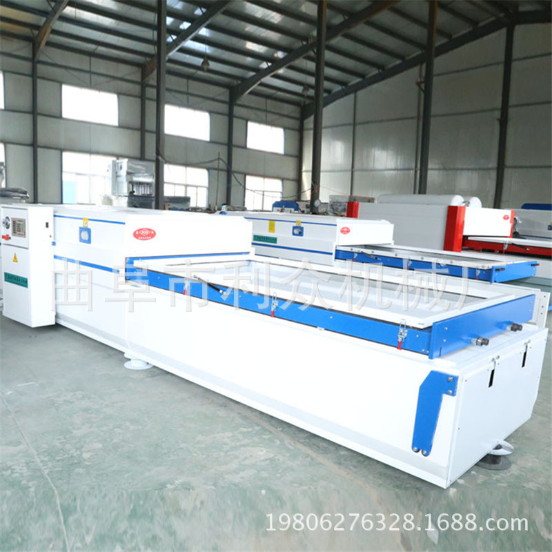 苏州 双工位橱柜门吸塑机 单工位半自动烤箱不动覆膜机