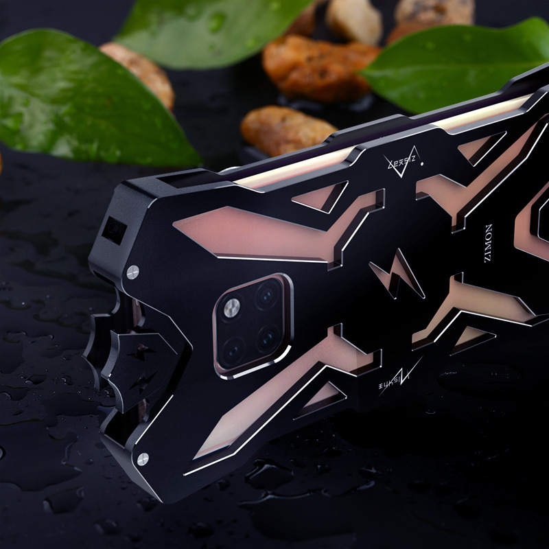 SIMON THOR Aviation Aluminum Alloy Shockproof Armor Metal Case Cover for Huawei Mate 20 Pro & Huawei Mate 20 X & Huawei Mate 20