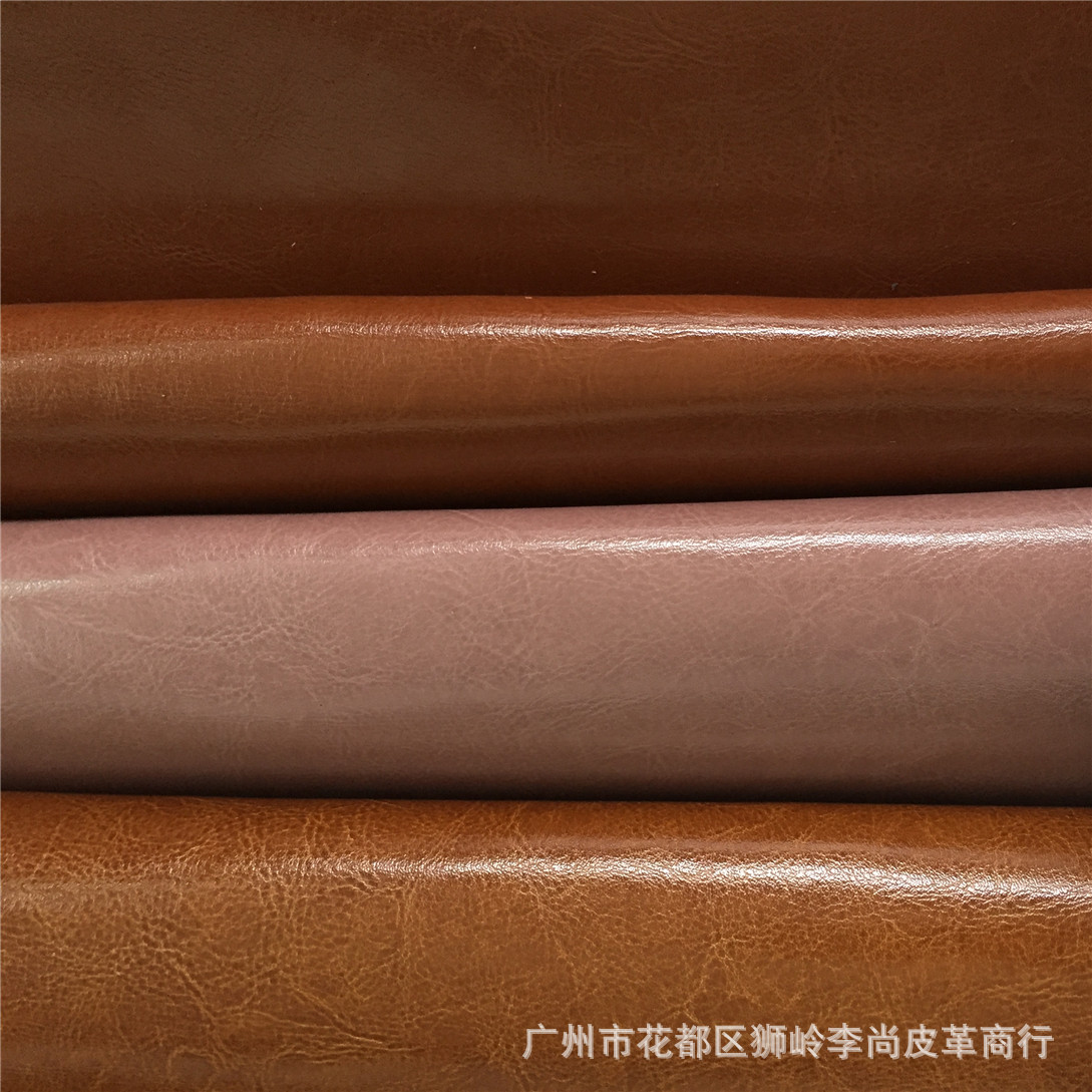 二层湿发移膜牛皮油蜡复古双色64纹