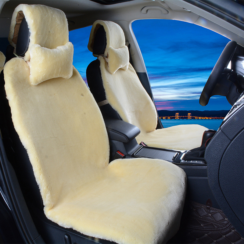 wholesale Car cushion winter Plush new pattern wool Seat cushion Undercoat Car mats winter Wool pad Cushion cover