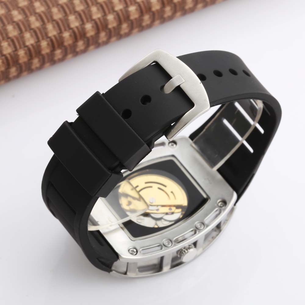 Mechanical Leather Strap Watch 2